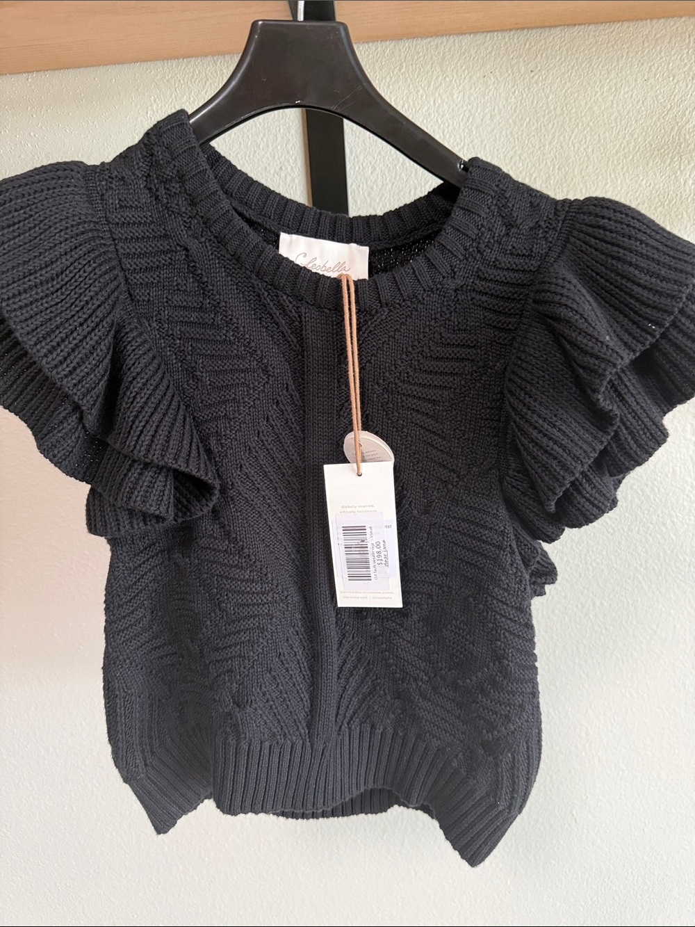 NEW CLEOBELLA fayth sweater vest in black - Picture 3 of 9